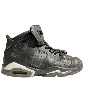 Air Jordan Sneakers Boys 5Y Black‎ 6 Retro Basketball 2016 Streetwear 384665 020
